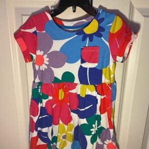 Girl Floral Mini Boden Dress